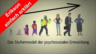 Erklärt Erikson Stufenmodell psychosoziale Entwicklung  Wie wir uns entwickeln [upl. by Dor]