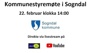 Kommunestyremøte i Sogndal 22 februar 2024 [upl. by Eenad]