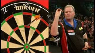 Raymond van Barneveld  Seine ersten zwei 9DARTER bei einer WM [upl. by Ahtanaram]