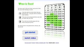 When is GoodMeeting DateTime Survey UtilityTutorial [upl. by Nodyl]