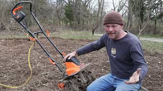 Tacklife Electric Garden Tiller In Action Review Pros And Cons From Amazon [upl. by Pheni]