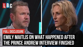 Emily Maitlis reveals what happened immediately after the Prince Andrew interview  LBC [upl. by Brigg]