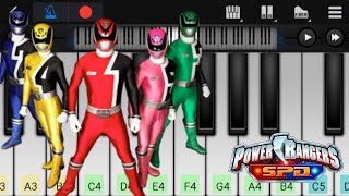 Powers Rangers Theme Song  SPD  Piano Tutorial  Perfect Piano [upl. by Bernard]