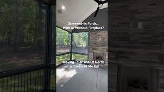 ScreenedIn Porch Ideas With Or Without Fireplace [upl. by Nahsaj635]