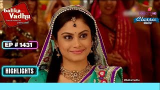 Reception में नशे में धुत होकर पहुंची Sanchi  Balika Vadhu  बालिका वधू  Highlight  Ep 1431 [upl. by Creedon]