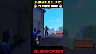 CHARACTER RETURN IN FREE FIRE 😱 foryou foryoubage freefire shortfeed short [upl. by Antons]