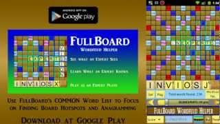 FullBoard Wordfeud Helper App for Android™ [upl. by Gavrilla]