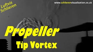 【Schlieren Visualization】Propeller Tip Vortex [upl. by Nytsirc]