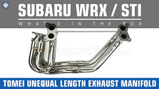 Tomei Subaru WRXSTI Unequal Length Exhaust Manifold Whats in the Box [upl. by Helman]