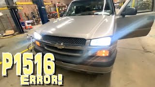 Tried Everything Then FIXED P1516 Throttle Position Sensor Code 2003 Chevy Silverado [upl. by Skipp]