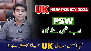 UK PSW Latest Updates 2024  UK Student Visa Ratio 2024  UK Post Study Work Permit  Study in UK [upl. by Lisan774]