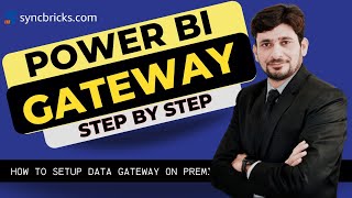 Power BI Gateway Setup Step by Step Tutorial [upl. by Aimaj]