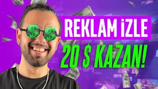 REKLAM İZLE PARA KAZAN💰  Reklam İzleyerek İnternetten Para Kazanma 2023 [upl. by Tnilc]