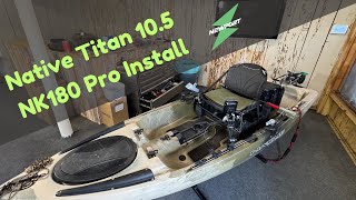 Rigging a Native Titan 105  Newport NK180Pro and Garmin Striker [upl. by Aihsrop]