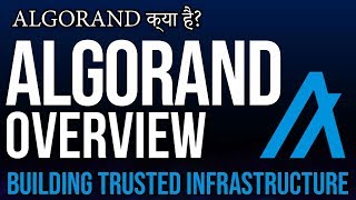 ALGORAND OVERVIEW WHAT IS ALGORAND HOW ALGORAND WORK IN HINDI [upl. by Vish]