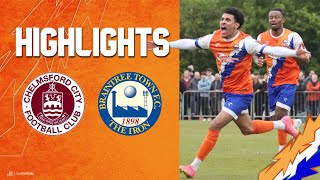 PLAYOFF HIGHLIGHTS  Chelmsford City vs Braintree Town  270424 [upl. by Enyaj113]