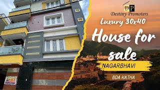 Luxury independent House for sale at nagarbhavi [upl. by Enidan]