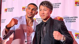 TEOFIMO LOPEZ amp NAOYA INOUE MEET FACE TO FACE “HE’S THE BEST FIGHTER IN THE WORLD” [upl. by Hilar]