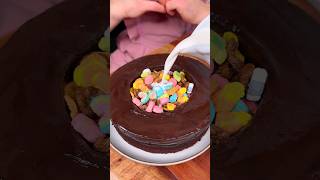 How to not make the CHOCOLATE CAKE CEREAL BOWL for mom😅❤️🎂 CHEFKOUDY [upl. by Auhsej251]