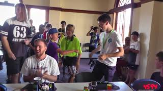 Rubiks Cube World Record  459 seconds Feliks Zemdegs [upl. by Eskill]