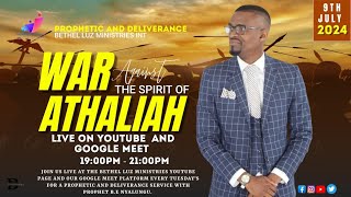 WAR AGAINST THE SPIRIT OF ATHALIAH  WITH PROPHET BE NYALUNGU [upl. by Cartwell]