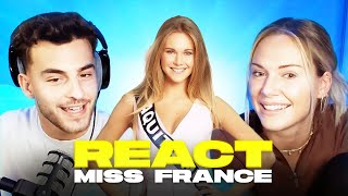 On réagit au passage de Cassandra dans Miss France [upl. by Ahsekad]