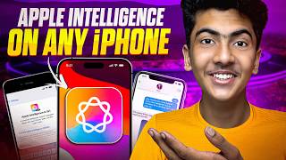 How to Install Apple Intelligence on Any iPhone 🔥  🤯 [upl. by Ettennahs]