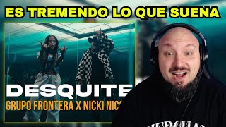 Grupo Frontera ft Nicki Nicole  DESQUITE  BATERISTA REACCIONA  Nacho Lahuerta [upl. by Suiratnauq]