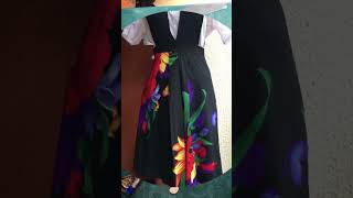 Pinafore 180 degree flare dress tutorial youtubeshorts fabric cutting ✂️ like subscribe please [upl. by Elam]