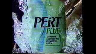 1987 Pert Plus quotDont settle for less from your shampoo  Wash and go with Pert Plusquot TV Commercial [upl. by Malti139]