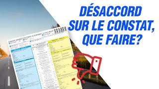 Auto  Constat amiable  que faire en cas de désaccord [upl. by Orly]