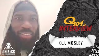 CJ Mosley Talks Recovery Team Goals and Family Time [upl. by Rosenquist105]