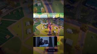 😲 Super Skydive in free fire FADED WHELL launch new skydive Winged Aura freefire ytshorts shorts [upl. by Nnylrats]