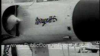 US Plane crashes at French Air show 1965 Newsreel PublicDomainFootagecom [upl. by Gwynne]