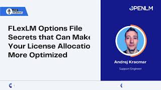 FlexLM Options File Secrets that Can Make Your License Allocation More Optimized [upl. by Janeva388]