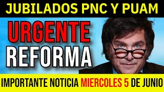 🛑URGENTE NOTICIA💥 para los Jubilados y Pensionados de Anses MILEISENADOAUMENTOBONO [upl. by Aicatsanna]