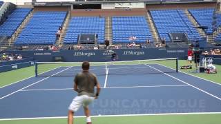 Stanislas Wawrinka  Felicano Lopez 2013 2  2 [upl. by Kolodgie]