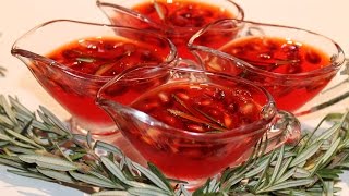 Festive Pomegranate and Rosemary Jelly [upl. by Pessa293]