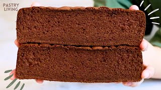 Best Chocolate Sponge Cake  FLUFFY amp MOIST [upl. by Cartie]