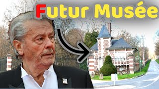 La Résidence dAlain Delon à Douchy  Un Futur Musée en Perspective [upl. by Chapin75]