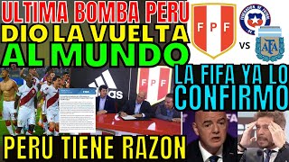 LA FIFA SE PRONUNCIÓ PERÚ SI TIENE RAZÓN Y LES DARÁN LOS PUNTOS POR RECLAMOS COMUNICADO SORPRENDE [upl. by Aihseyn135]