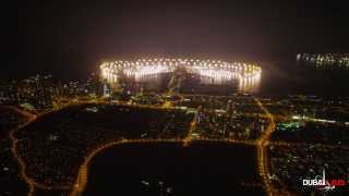 Dubai New Year Fireworks 2014  World Record 4K [upl. by Keifer]