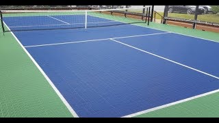 How to paint pickleball lines [upl. by Cherish]