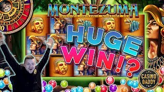 Montezuma Big win  Huge win on Casino Games  free spins Online Casino [upl. by Aiden]