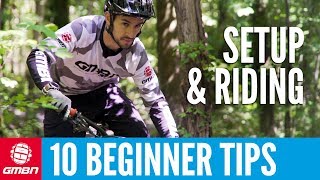 10 MTB Tips For Beginners  Setup And Riding [upl. by Lemahs]