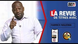 Fabrice Nguema Revue de Presse du lundi 11 mars 2024 en Français [upl. by Tteraj800]