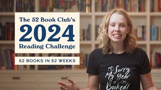 The 52 Book Club  2024 Reading Challenge [upl. by Llenrrad552]