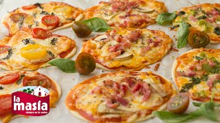 Mini pizzas con Obleas  Aperitivos Fáciles [upl. by Enrobso]