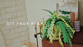 this diy faux plant is made of paper [upl. by Phylys]