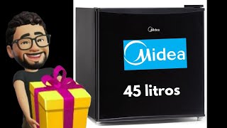 Frigobar Midea 45 litros  Unboxing teste primeiras impressões frigobar midea [upl. by Ariadne]